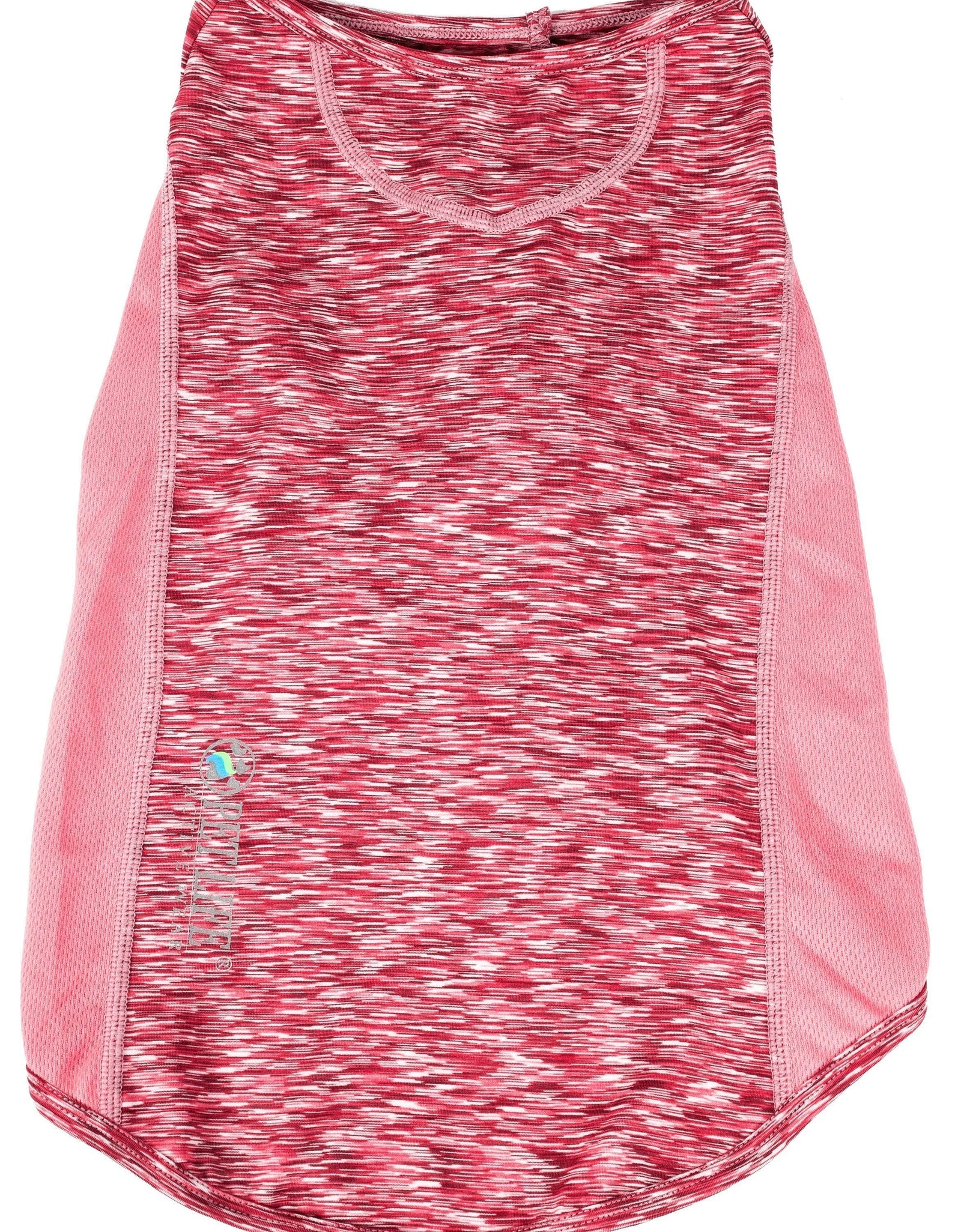 Pet Life ® Active 'Warf Speed' Heathered Ultra-Stretch Yoga Fitness Dog T-Shirt