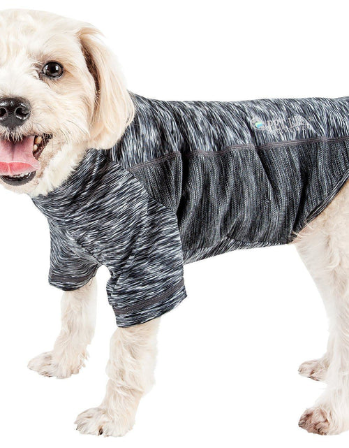 Load image into Gallery viewer, Pet Life ® Active 'Warf Speed' Heathered Ultra-Stretch Yoga Fitness Dog T-Shirt

