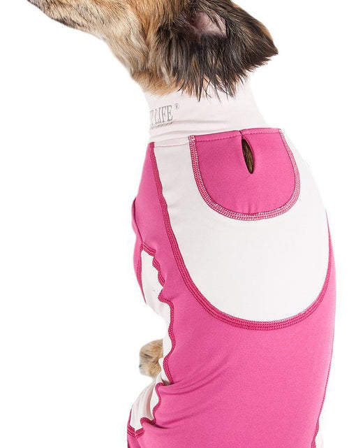 Load image into Gallery viewer, Pet Life ® Active 'Warm-Pup' Stretchy and Quick-Drying Fitness Dog Yoga Warm-Up Tracksuit
