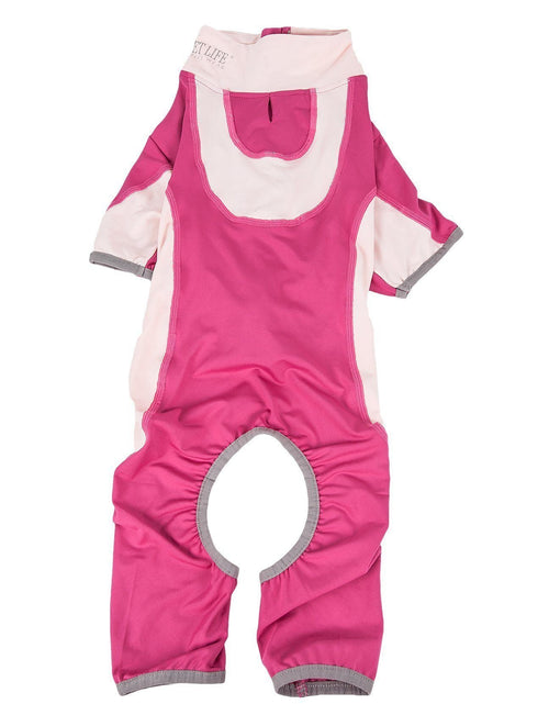 Load image into Gallery viewer, Pet Life ® Active 'Warm-Pup' Stretchy and Quick-Drying Fitness Dog Yoga Warm-Up Tracksuit

