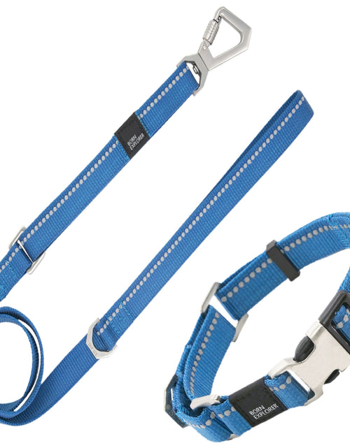 Load image into Gallery viewer, Pet Life ® 'Advent' Outdoor Series 3M Reflective 2-in-1 Durable Martingale Training Dog Leash and Collar
