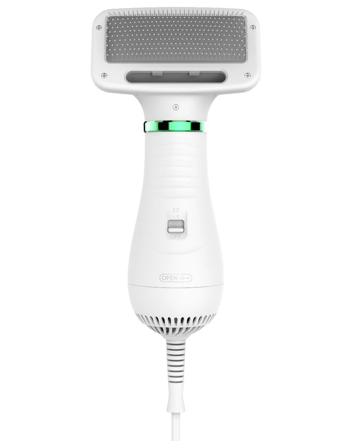 Load image into Gallery viewer, Pet Life ® 'Aero-Groom' 2-in-1 Electronic Pet Dryer and Pin Brush
