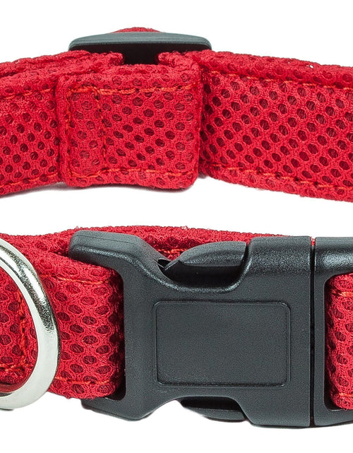 Load image into Gallery viewer, Pet Life ®  'Aero Mesh' Dual-Sided Breathable and Adjustable Thick Mesh Dog Collar
