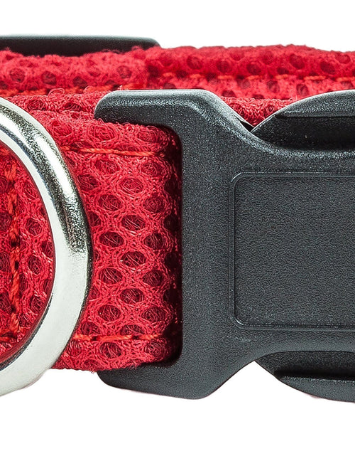 Load image into Gallery viewer, Pet Life ®  'Aero Mesh' Dual-Sided Breathable and Adjustable Thick Mesh Dog Collar

