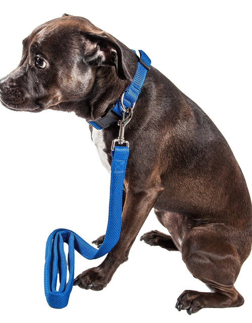 Load image into Gallery viewer, Pet Life ®  'Aero Mesh' Breathable and Adjustable Dual Sided Thick Mesh Dog Leash
