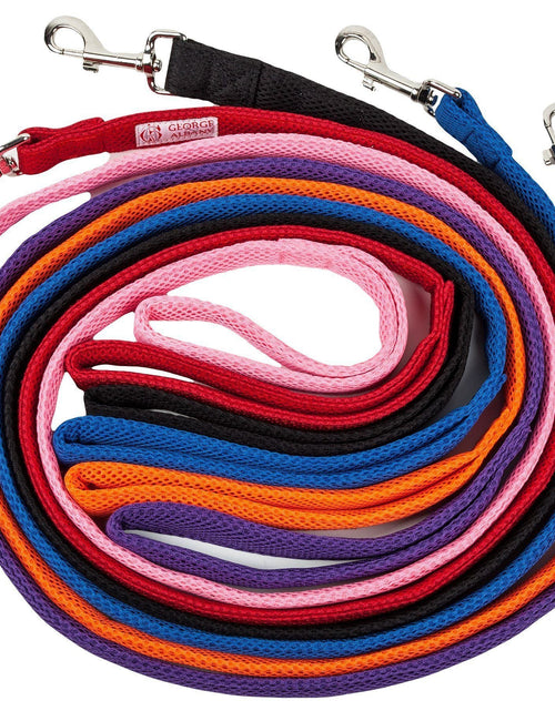Load image into Gallery viewer, Pet Life ®  'Aero Mesh' Breathable and Adjustable Dual Sided Thick Mesh Dog Leash
