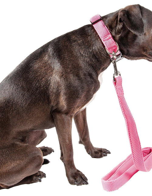 Load image into Gallery viewer, Pet Life ®  'Aero Mesh' Breathable and Adjustable Dual Sided Thick Mesh Dog Leash
