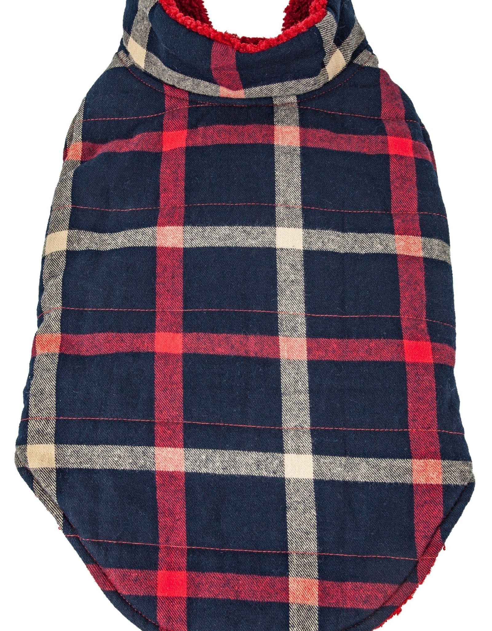 Pet Life ®  'Allegiance' Classical Insulated Plaid Fashion Dog Jacket