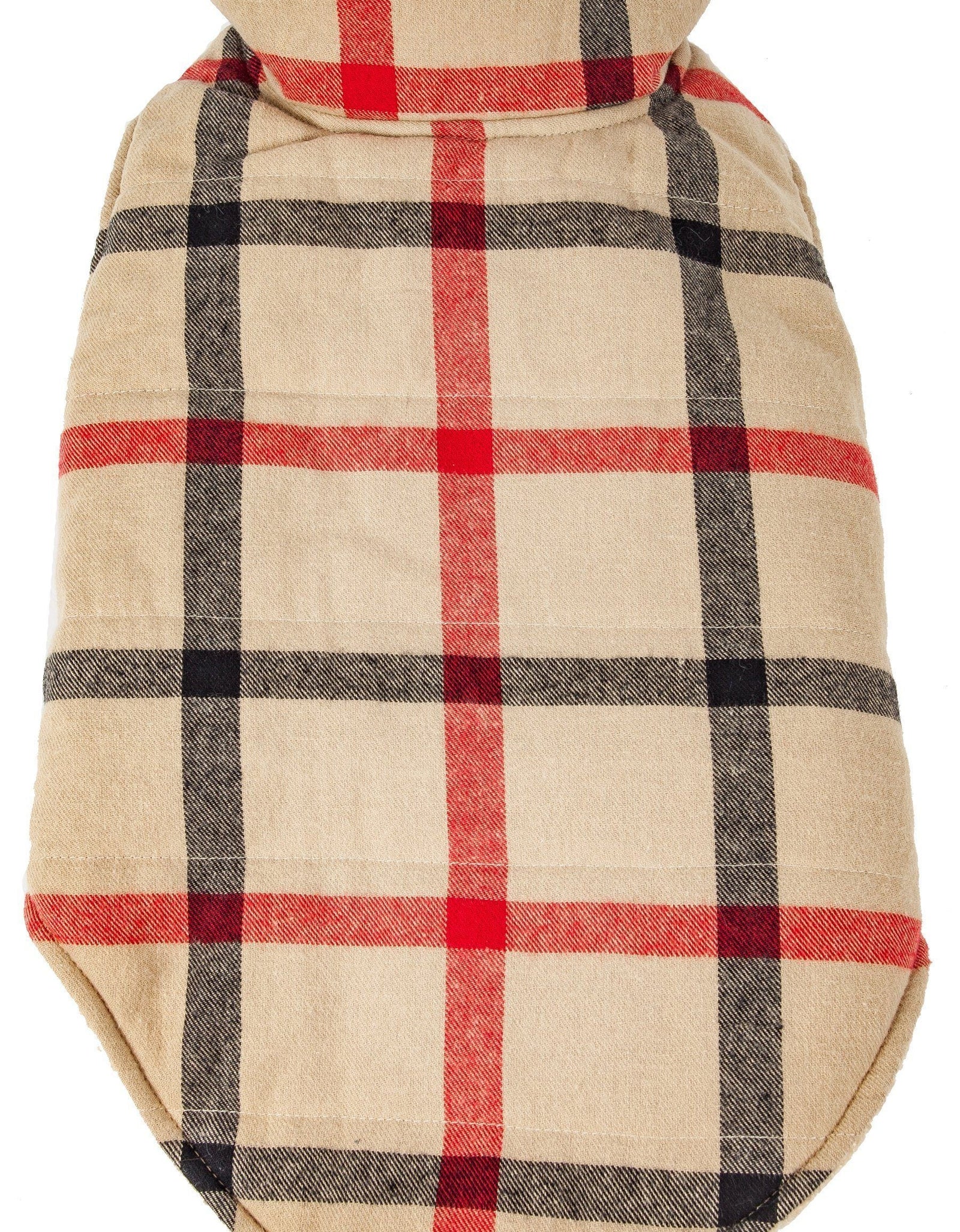 Pet Life ®  'Allegiance' Classical Insulated Plaid Fashion Dog Jacket