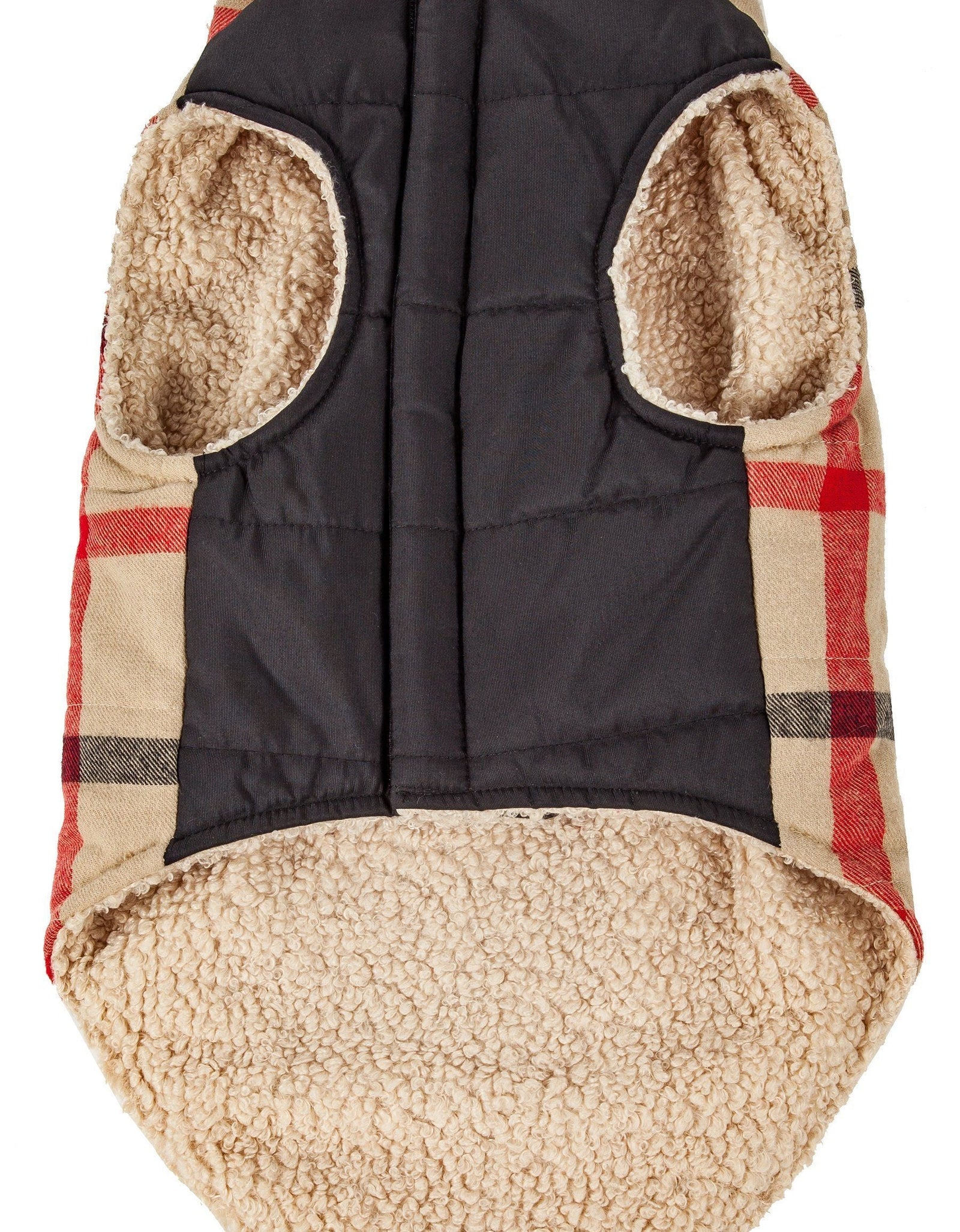 Pet Life ®  'Allegiance' Classical Insulated Plaid Fashion Dog Jacket