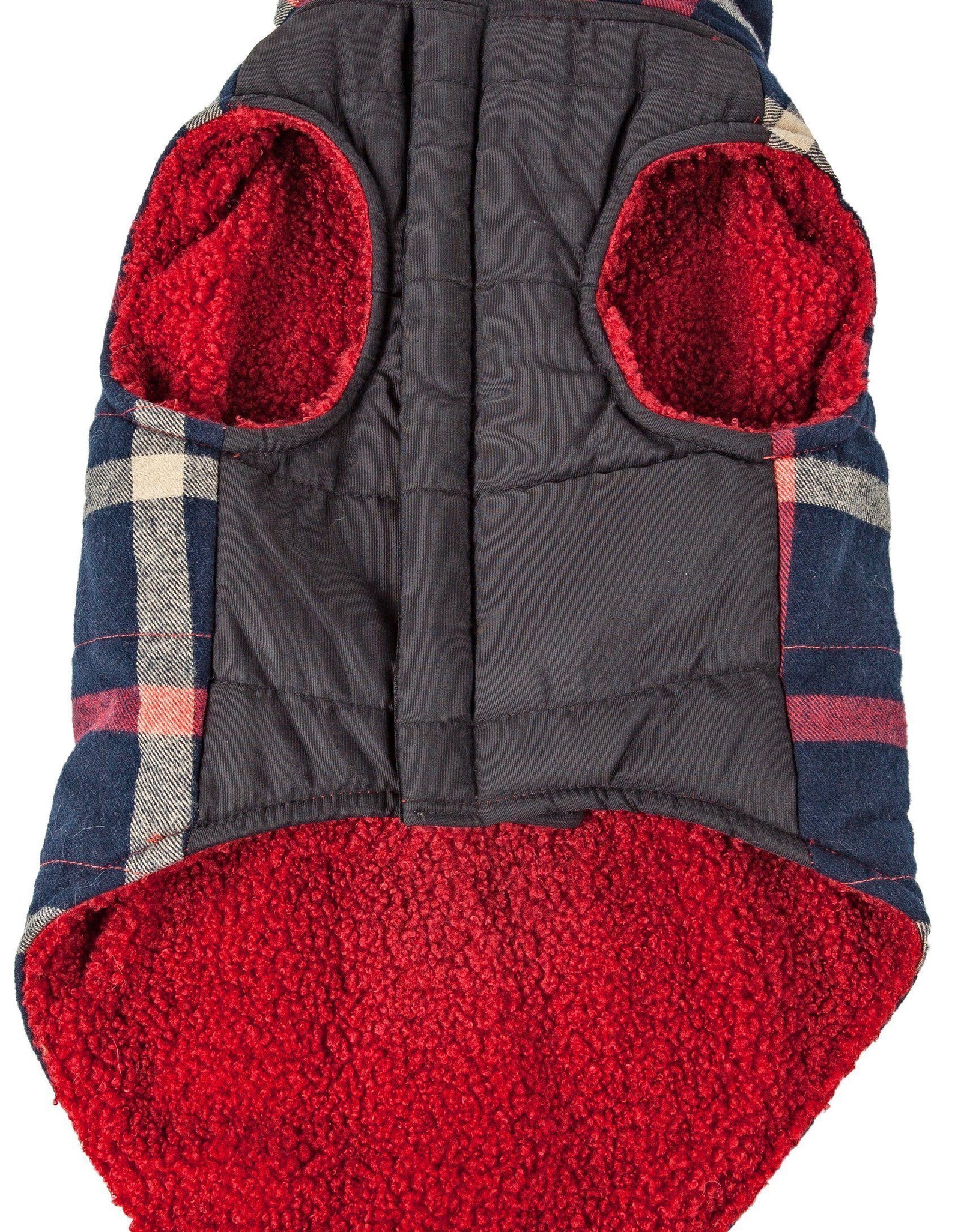 Pet Life ®  'Allegiance' Classical Insulated Plaid Fashion Dog Jacket