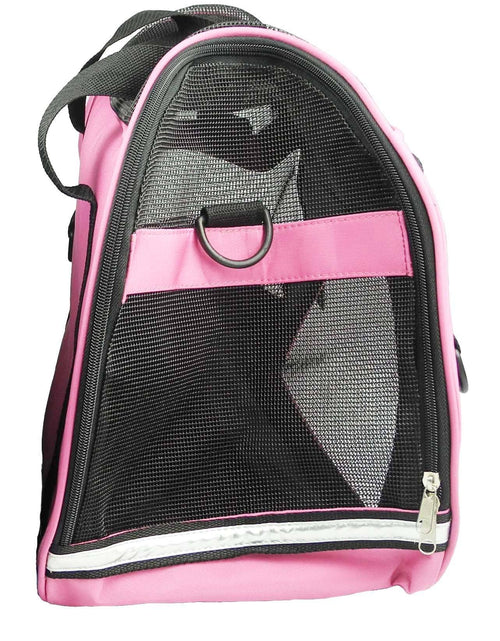 Load image into Gallery viewer, Pet Life ® 'Altitude Force' Airline Approved Sporty Zippered Folding Fashion Pet Dog Carrier
