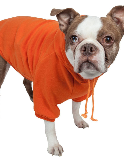 Load image into Gallery viewer, Pet Life ® 'American Classic' Fashion Plush Cotton Hooded Dog Sweater
