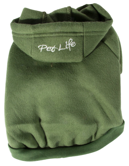 Load image into Gallery viewer, Pet Life ® 'American Classic' Fashion Plush Cotton Hooded Dog Sweater
