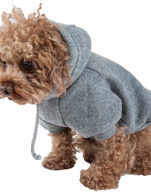 Load image into Gallery viewer, Pet Life ® 'American Classic' Fashion Plush Cotton Hooded Dog Sweater

