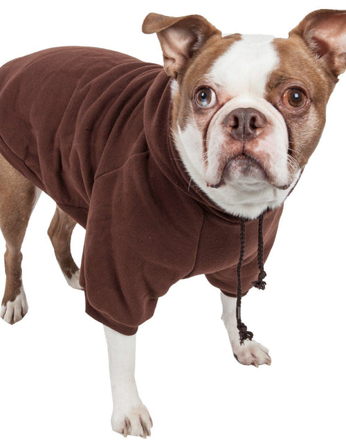 Load image into Gallery viewer, Pet Life ® 'American Classic' Fashion Plush Cotton Hooded Dog Sweater
