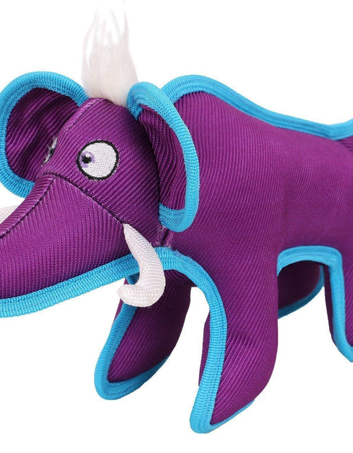 Load image into Gallery viewer, Pet Life ® 'Dura-Chew' Plush Animal Nylon Squeaker Dog Toy
