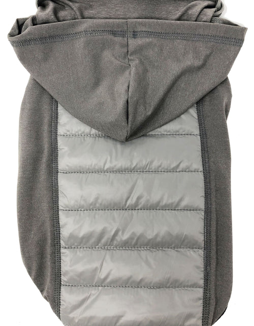 Load image into Gallery viewer, Pet Life ® 'Apex' Lightweight Hybrid 4-Season Stretch and Quick-Dry Dog Coat w/ Pop out Hood

