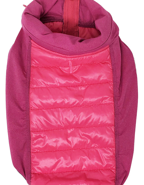 Load image into Gallery viewer, Pet Life ® 'Apex' Lightweight Hybrid 4-Season Stretch and Quick-Dry Dog Coat w/ Pop out Hood
