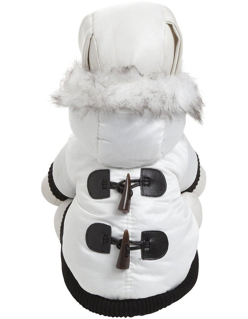 Load image into Gallery viewer, Pet Life ® Aspen Winter-White 3M Insulated Fashion Pet Parka Dog Coat
