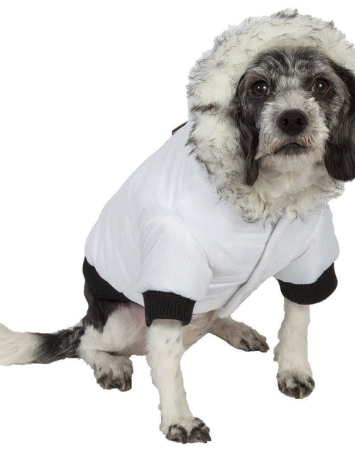 Load image into Gallery viewer, Pet Life ® Aspen Winter-White 3M Insulated Fashion Pet Parka Dog Coat

