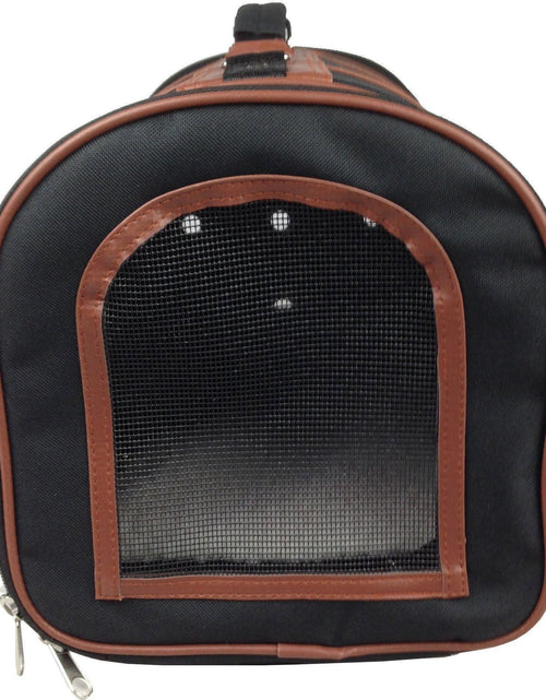 Load image into Gallery viewer, Pet Life ® 'Bark Avenue' Cylindrical Airline Approved Fashion Designer Posh Pet Dog Carrier
