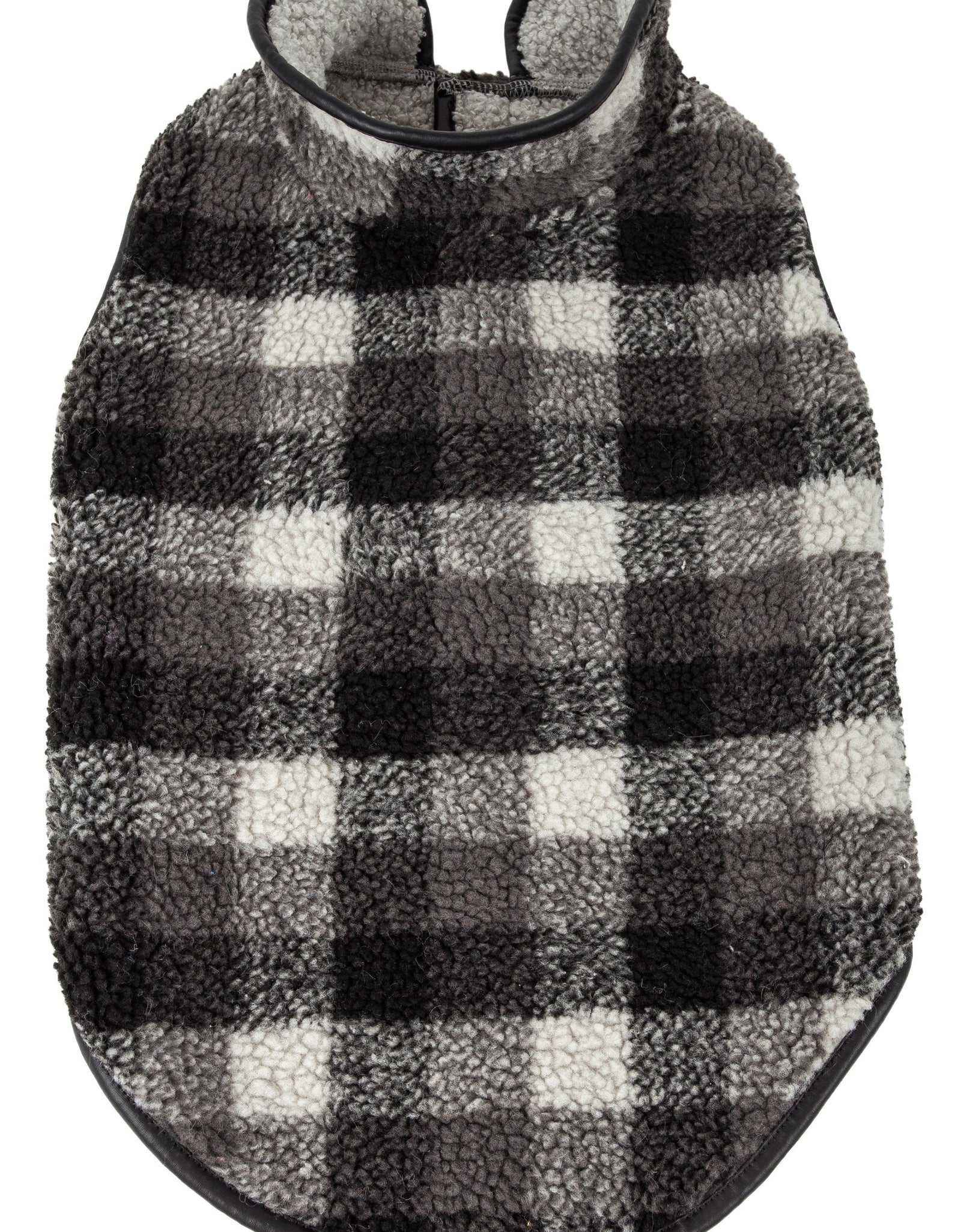 Pet Life ®  'Black Boxer' Classical Fashion Insulated Plaid Dog Coat