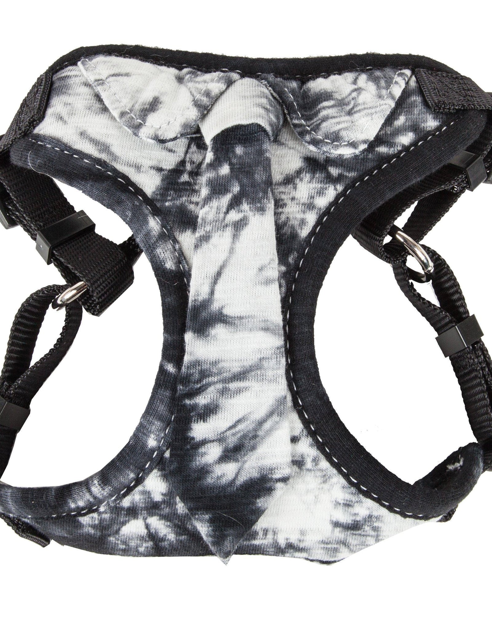 Pet Life ®  'Bonatied' Mesh Reversed Adjustable Fashion Dog Harness W/ Designer Neck Tie