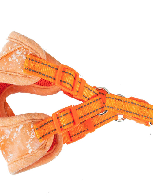 Load image into Gallery viewer, Pet Life ®  'Bonatied' Mesh Reversed Adjustable Fashion Dog Harness W/ Designer Neck Tie
