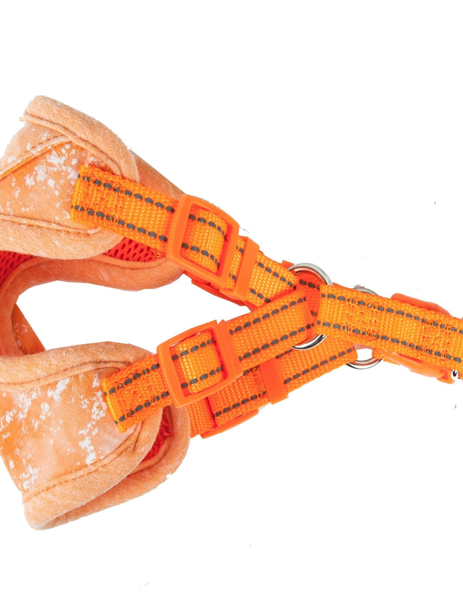 Pet Life ®  'Bonatied' Mesh Reversed Adjustable Fashion Dog Harness W/ Designer Neck Tie