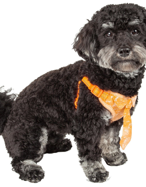 Load image into Gallery viewer, Pet Life ®  'Bonatied' Mesh Reversed Adjustable Fashion Dog Harness W/ Designer Neck Tie
