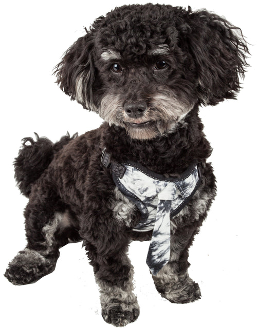 Load image into Gallery viewer, Pet Life ®  'Bonatied' Mesh Reversed Adjustable Fashion Dog Harness W/ Designer Neck Tie
