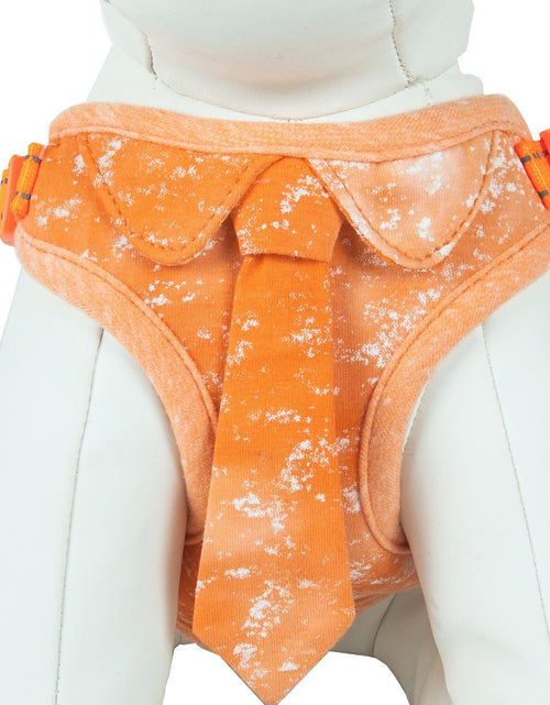 Load image into Gallery viewer, Pet Life ®  'Bonatied' Mesh Reversed Adjustable Fashion Dog Harness W/ Designer Neck Tie
