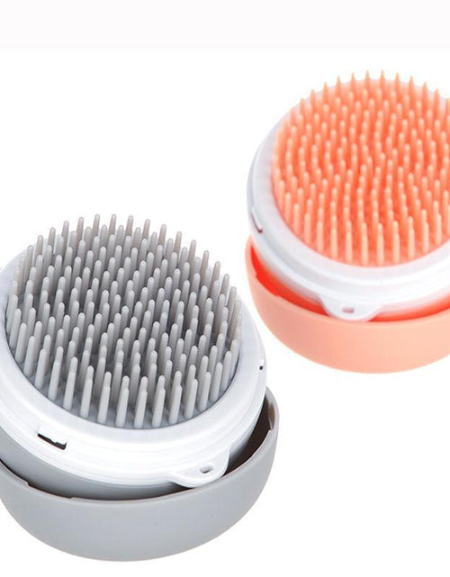 Load image into Gallery viewer, Pet Life ® 'Bravel' 3-in-1 Travel Pocketed Dual Grooming Brush and Pet Comb
