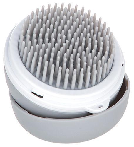 Load image into Gallery viewer, Pet Life ® 'Bravel' 3-in-1 Travel Pocketed Dual Grooming Brush and Pet Comb
