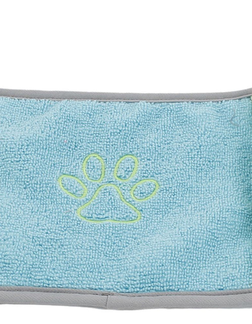 Load image into Gallery viewer, Pet Life ® 'Bryer' 2-in-1 Hand-Inserted Microfiber Pet Grooming Towel and Brush

