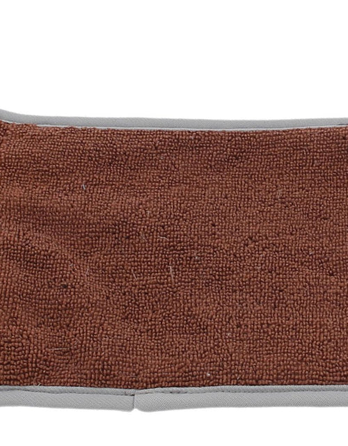 Load image into Gallery viewer, Pet Life ® 'Bryer' 2-in-1 Hand-Inserted Microfiber Pet Grooming Towel and Brush
