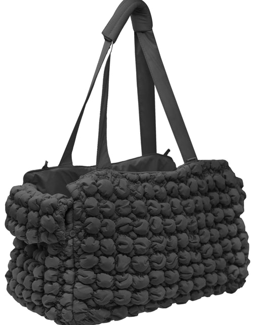 Load image into Gallery viewer, Pet Life ® 'Bubble Vogue' Ultra-Plush Fashion Designer Pet Carrier
