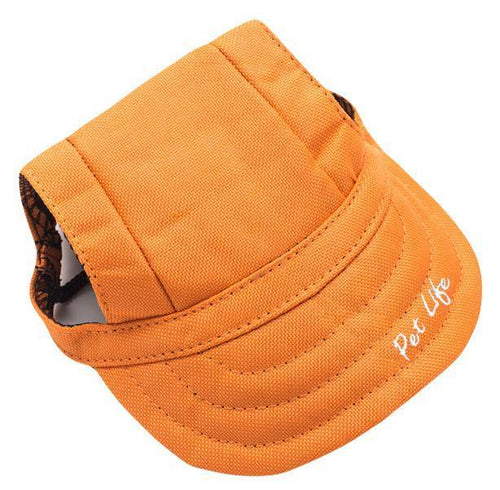 Load image into Gallery viewer, Pet Life ®  'Cap-Tivating' UV Protectant Adjustable Fashion Dog Hat Cap
