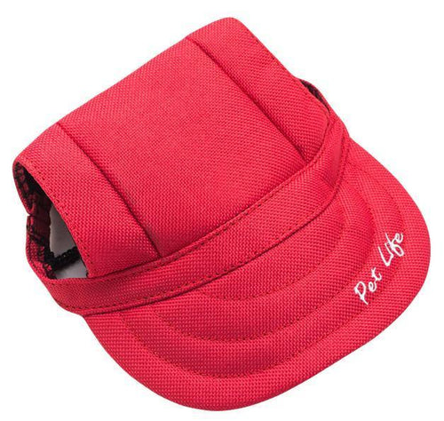Load image into Gallery viewer, Pet Life ®  'Cap-Tivating' UV Protectant Adjustable Fashion Dog Hat Cap
