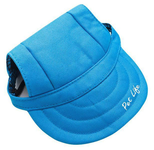 Load image into Gallery viewer, Pet Life ®  'Cap-Tivating' UV Protectant Adjustable Fashion Dog Hat Cap
