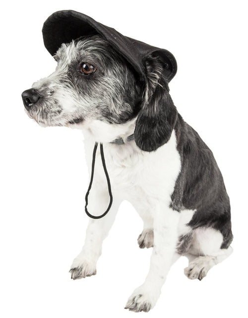 Load image into Gallery viewer, Pet Life ®  'Cap-Tivating' UV Protectant Adjustable Fashion Dog Hat Cap
