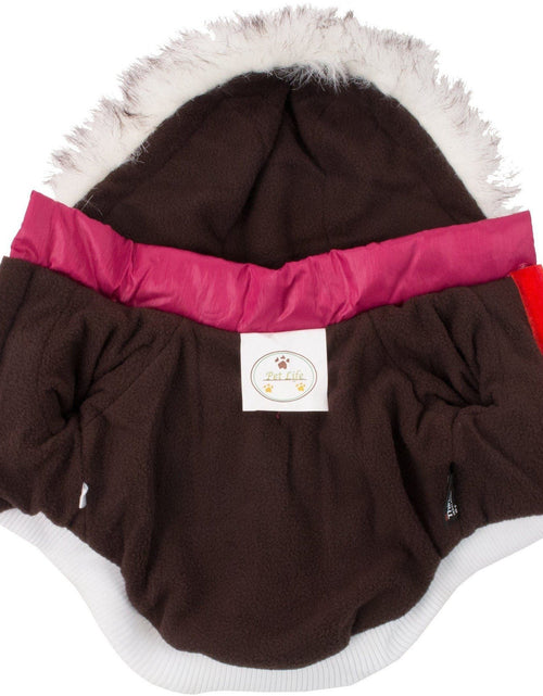 Load image into Gallery viewer, Pet Life ® Classic Metallic Fashion 3M Insulated Dog Coat Parka  w/ Removable Hood
