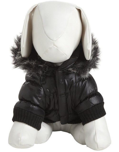 Load image into Gallery viewer, Pet Life ® Classic Metallic Fashion 3M Insulated Dog Coat Parka  w/ Removable Hood
