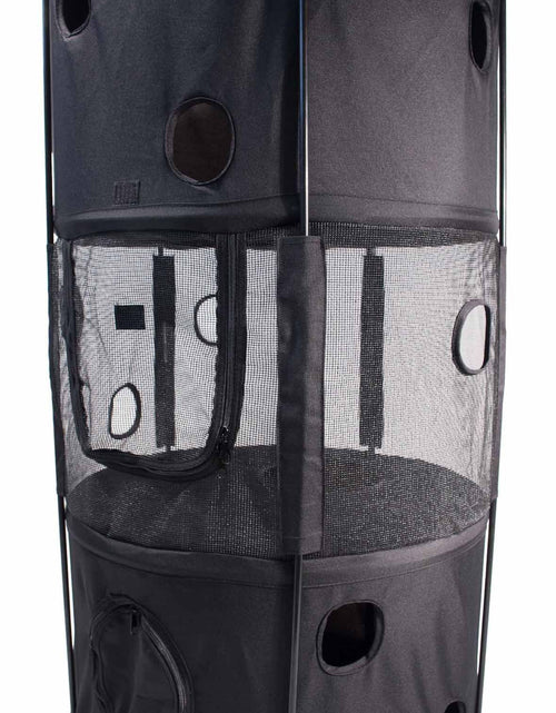 Load image into Gallery viewer, Pet Life ® 'Climber-Tree' Play-Active Travel Collapsible Lightweight Kitty Cat Tree House Lounger
