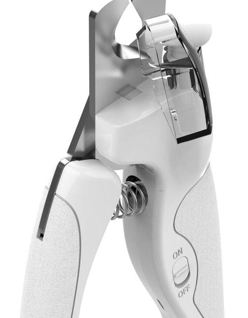 Load image into Gallery viewer, Pet Life ® 'Clip-Tronic' LED Lighting and USB Charging Precision Cat and Dog Nail Clipper
