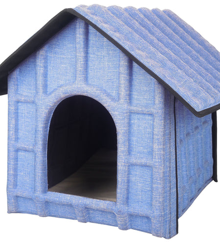 Pet Life ® 'Collapsi-Pad' Folding Lightweight Travel Pet House with inner Mat