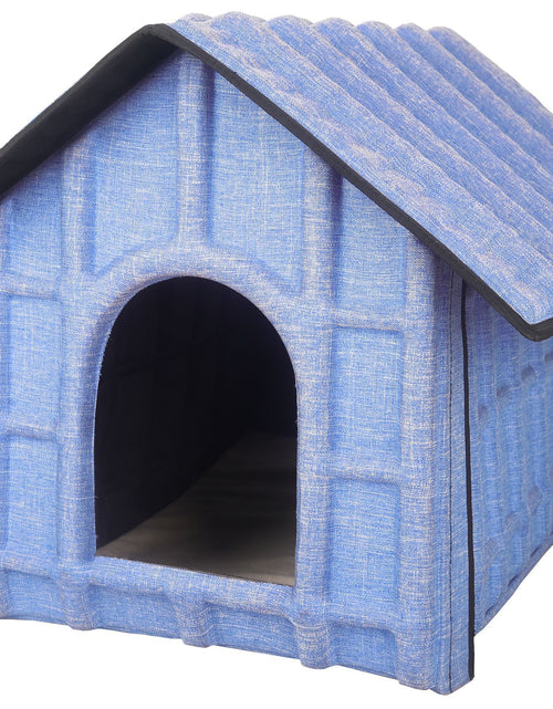 Load image into Gallery viewer, Pet Life ® 'Collapsi-Pad' Folding Lightweight Travel Pet House with inner Mat
