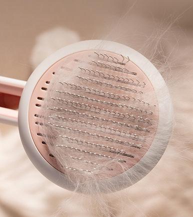 Load image into Gallery viewer, Pet Life ® 'Concepto' Modern Bristle Grooming Pet Deshedder Comb
