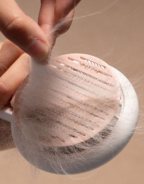 Load image into Gallery viewer, Pet Life ® 'Concepto' Modern Bristle Grooming Pet Deshedder Comb
